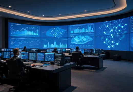 Command center LED wall case