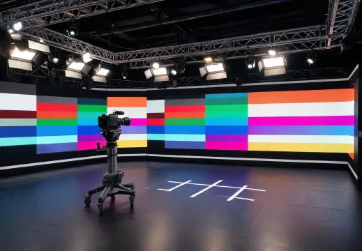 Broadcast studio LED wall case
