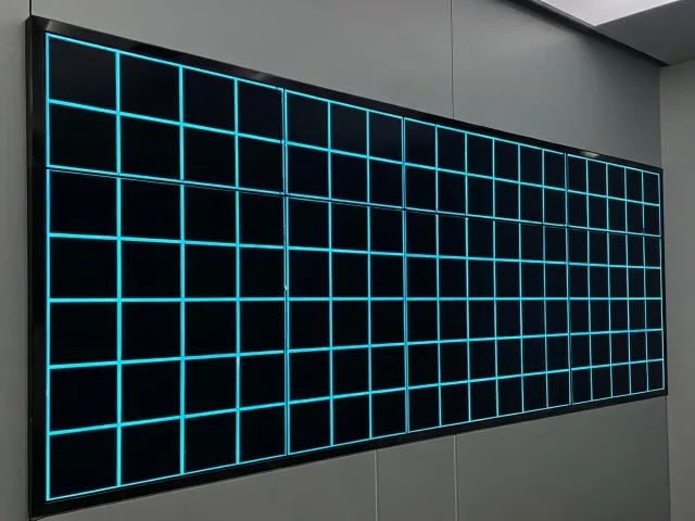 Control room LED video wall module