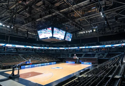 Sports venue LED wall case