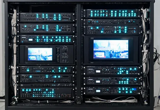 LED wall controller rack