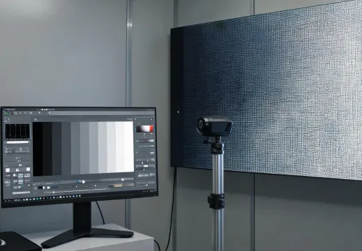 LED wall color calibration interface